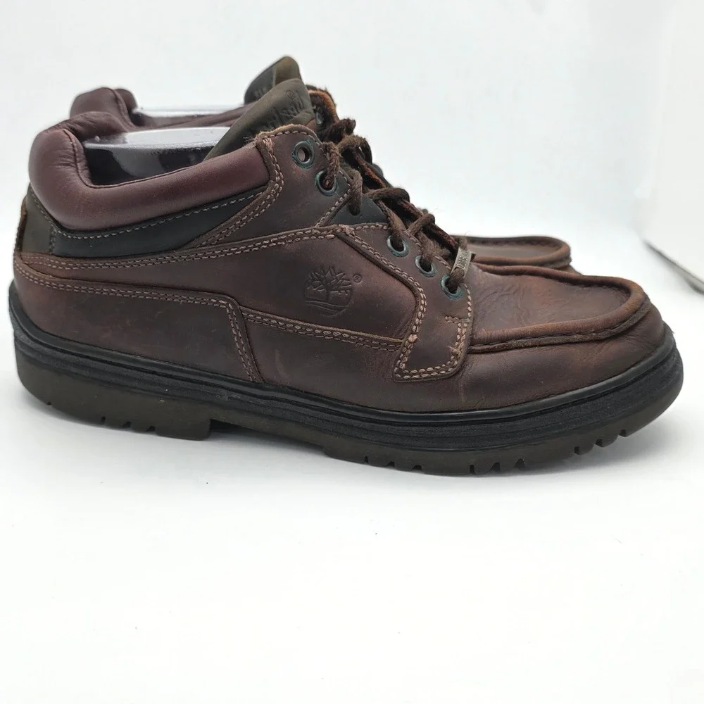 VTG Timberland Icon‎ Chukka Gore-Tex Mens 9.5 Leather Waterproof Work Boots